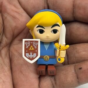 Legend Of Zelda Four Swords Blue Link 2" Mini Figure Toy‎ Nintendo Tomy 2018